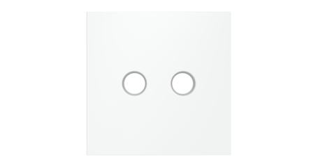 Накладка для розетки телевизионной оконечной TV+SAT Voltum S70 (белый матовый) VLS001602