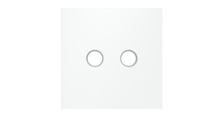 Накладка для розетки телевизионной оконечной TV+SAT Voltum S70 (белый матовый) VLS001602