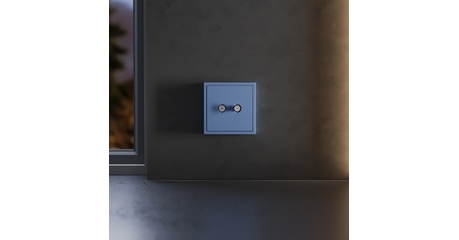 Накладка для розетки телевизионной оконечной TV+SAT Voltum S70 (деним) VLS001615