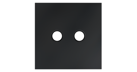 Накладка для розетки телевизионной оконечной TV+SAT Voltum S70 (графит) VLS001607