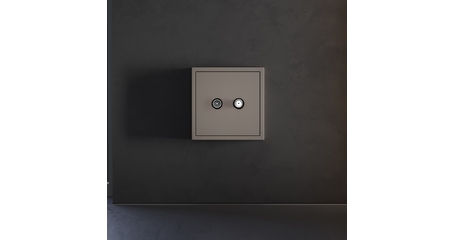 Накладка для розетки телевизионной оконечной TV+SAT Voltum S70 (капучино) VLS001614