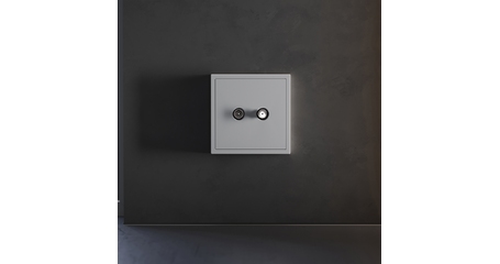 Накладка для розетки телевизионной оконечной TV+SAT Voltum S70 (серый) VLS001616