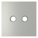 Накладка для розетки телевизионной оконечной TV+SAT Voltum S70 (сталь) VLS001605