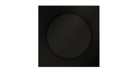 Накладка для светорегулятора поворотно-нажимного Voltum S70 (черный матовый) VLS002008