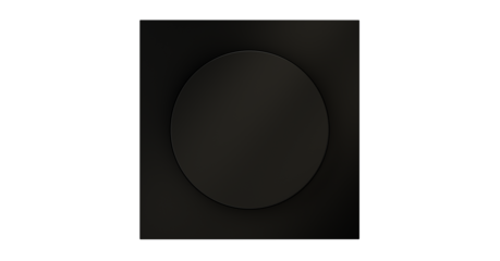 Накладка для светорегулятора поворотно-нажимного Voltum S70 (черный матовый) VLS002008