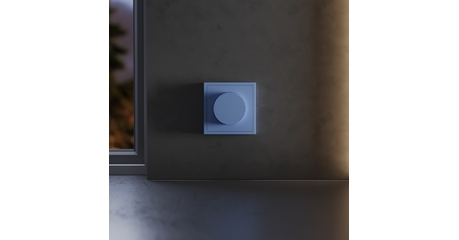 Накладка для светорегулятора поворотно-нажимного Voltum S70 (деним) VLS002015