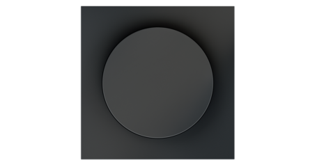 Накладка для светорегулятора поворотно-нажимного Voltum S70 (графит) VLS002007