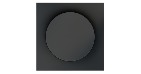 Накладка для светорегулятора поворотно-нажимного Voltum S70 (графит) VLS002007