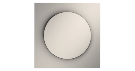 Накладка для светорегулятора поворотно-нажимного Voltum S70 (кашемир) VLS002003