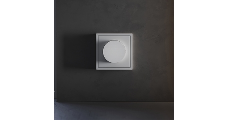 Накладка для светорегулятора поворотно-нажимного Voltum S70 (серый) VLS002016