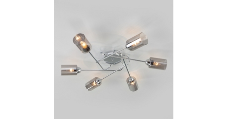 Накладная люстра Eurosvet 30167/6 хром