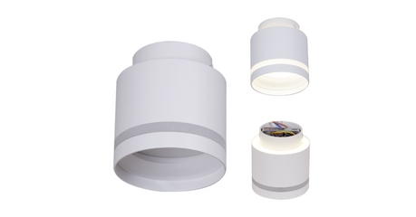 Накладной светильник Reluce 53001-9.5-001IL GX53+LED3W WT