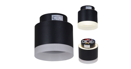 Накладной светильник Reluce 53004-9.5-001IL GX53+LED3W BK