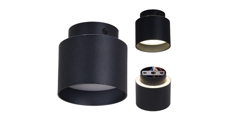 Накладной светильник Reluce 53006-9.5-001IL GX53+LED3W BK