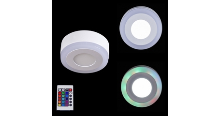 Накладной светильник Reluce 60503-9.0-001TM LED3+3W WH/DL+RGB
