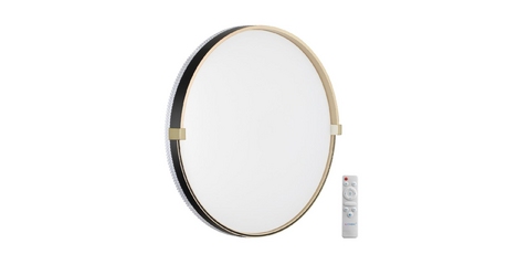 Настенно-потолочный светильник Sonex Olidi black 7647/EL