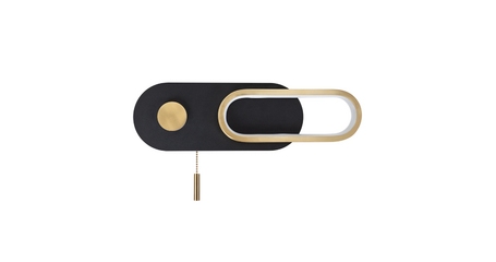 Настенный светильник Arte Lamp Lucas A2602AP-10BK