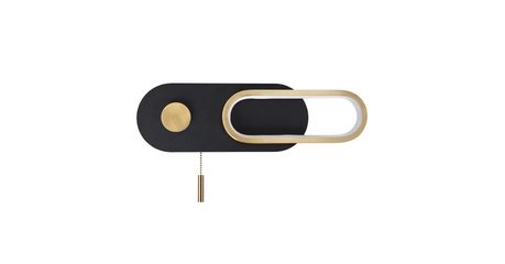 Настенный светильник Arte Lamp Lucas A2602AP-10BK