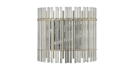 Настенный светильник Crystal Lux AURELIO AP2 GOLD+CHROME/TRANSPARENT