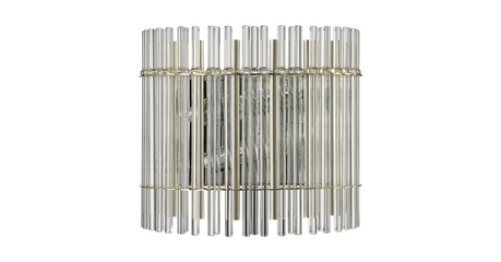 Настенный светильник Crystal Lux AURELIO AP2 GOLD+CHROME/TRANSPARENT