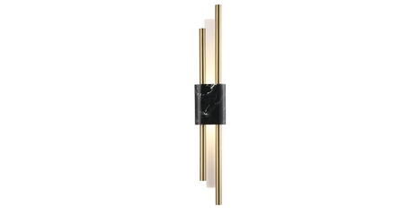 Настенный светильник Crystal Lux CARTA AP6W LED BLACK/BRASS