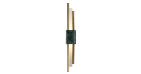 Настенный светильник Crystal Lux CARTA AP6W LED GREEN/BRASS