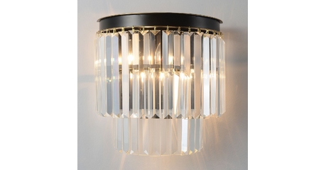 Настенный светильник Crystal Lux MAXIME AP2 BLACK