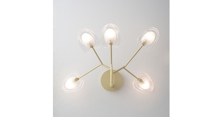 Настенный светильник Crystal Lux SOLE AP5 GOLD