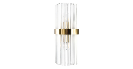 Настенный светильник Crystal Lux SORPRESA AP2 BRASS/TRANSPARENTE