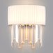 Настенный светильник Eurosvet Amantea 10122/2 хром/прозрачный хрусталь Strotskis (10106/2)