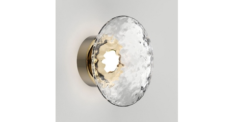 Настенный светильник Eurosvet Ripple 50389/1 LED латунь a069025