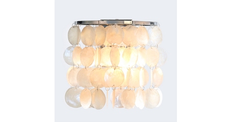 Настенный светильник Eurosvet Sandra 60084/2 хром/перламутр