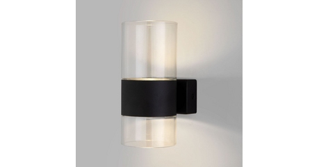 Настенный светильник Eurosvet Watford 40021/1 LED чёрный/прозрачный a062086