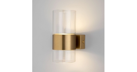 Настенный светильник Eurosvet Watford 40021/1 LED латунь/прозрачный a062083