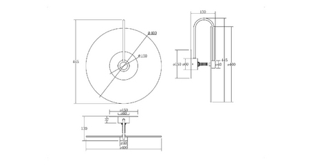Настенный светильник Maytoni Mare MOD305WL-01CH