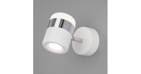 Настенный светодиодный светильник Eurosvet Oskar 20165/1 LED хром/белый