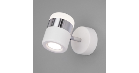 Настенный светодиодный светильник Eurosvet Oskar 20165/1 LED хром/белый