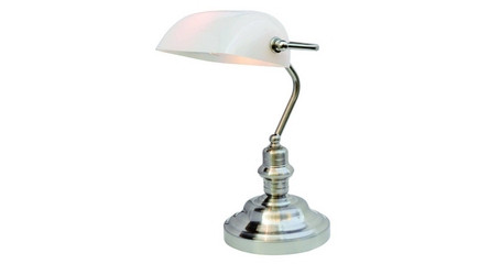 Настольная лампа Arte Lamp Banker A2491LT-1SS