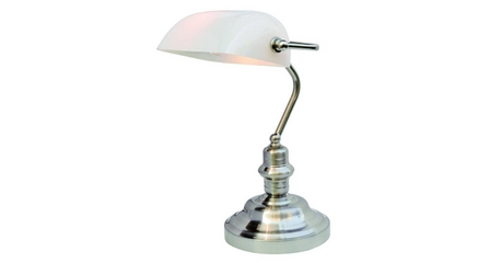 Настольная лампа Arte Lamp Banker A2491LT-1SS