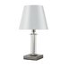 Настольная лампа Crystal Lux Nicolas NICOLAS LG1 NICKEL/WHITE