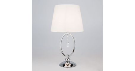 Настольная лампа Eurosvet Madera 01055/1 хром/прозрачный хрусталь Strotskis