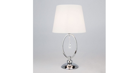 Настольная лампа Eurosvet Madera 01055/1 хром/прозрачный хрусталь Strotskis