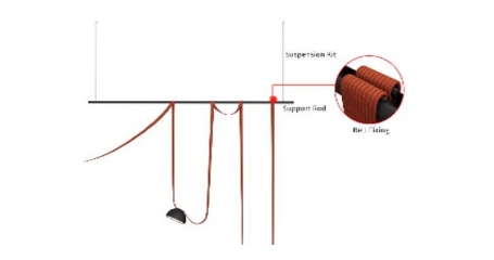 Опорная штанга для подвесного монтажа ST Luce Band ST412.409.02