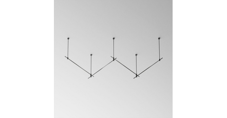 Основание Long двухуровневое на жестких подвесах для трековых светильников Maytoni Technical Flarity TFC-Flar-L02-B