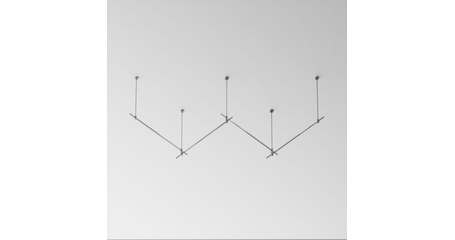 Основание Long двухуровневое на жестких подвесах для трековых светильников Maytoni Technical Flarity TFC-Flar-L02-PT