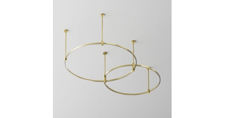 Основание Medium круглое двухуровневое на жестких подвесах для трековых светильников Maytoni Technical Flarity TFC-Flar-M01-BS