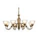 Подвесная люстра Arte Lamp A5184LM-8AB