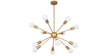 Подвесная люстра Arte Lamp Alastor A6702PL-12PB