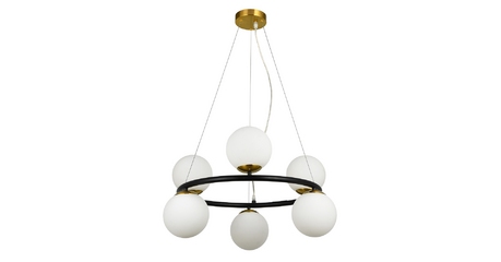 Подвесная люстра Arte Lamp Alcor A2224SP-6BK