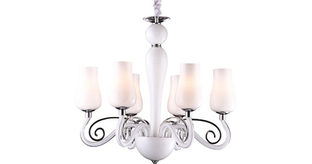 Подвесная люстра Arte Lamp Biancaneve A8110LM-6WH